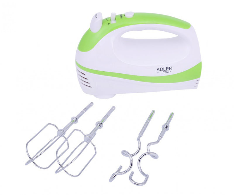 ADLER AD4205G Kézi Mixer, 300W, Fehér-Zöld