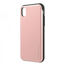 Mercury SSBIPXRG iPhone X Kártyatartós Védőtok, Rose Gold 1254083
