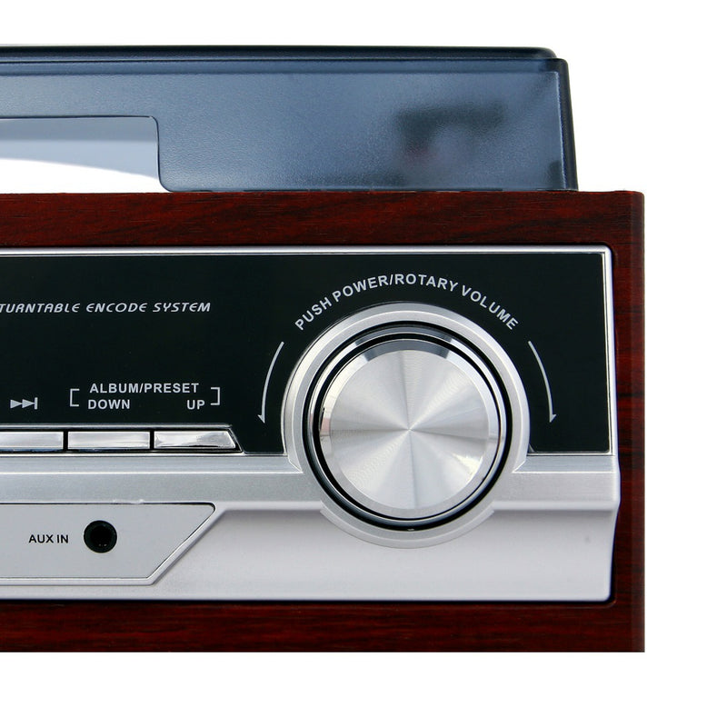 Camry CR1114 Lemezlejátszó MP3, SD, USB funkcióval, barna