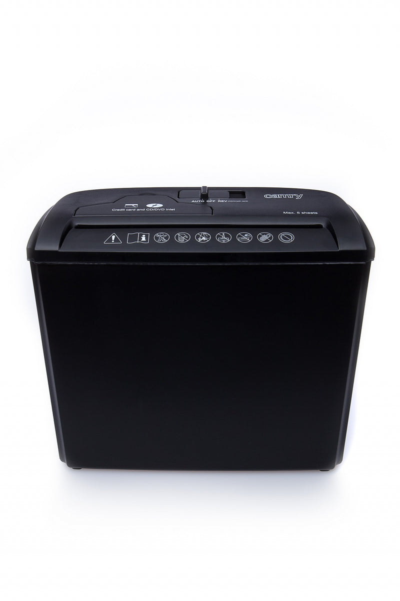 Camry CR1033 Iratmegsemmisítő, Max 5 lap, Fekete 1270376