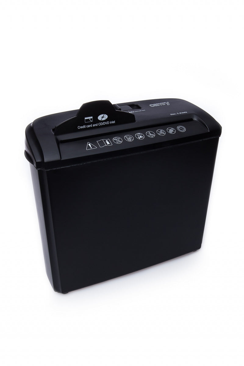 Camry CR1033 Iratmegsemmisítő, Max 5 lap, Fekete 1270376