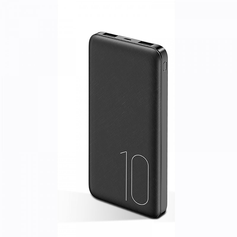 Usams 10000 mAh power bank dupla usb porttal 2A, fekete 1272577