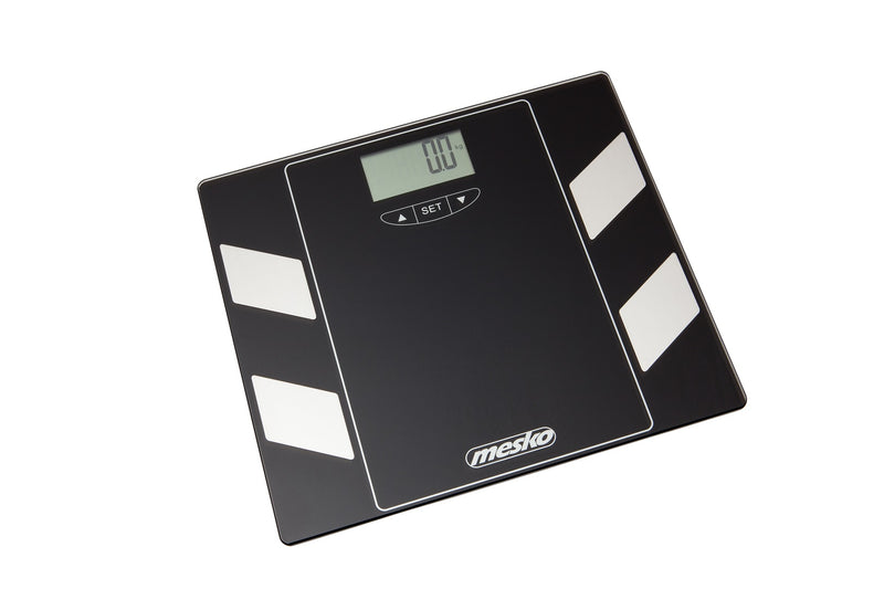 Mesko MS8148B Elemző Személymérleg, 150Kg, Fekete