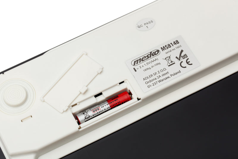 Mesko MS8148B Elemző Személymérleg, 150Kg, Fekete