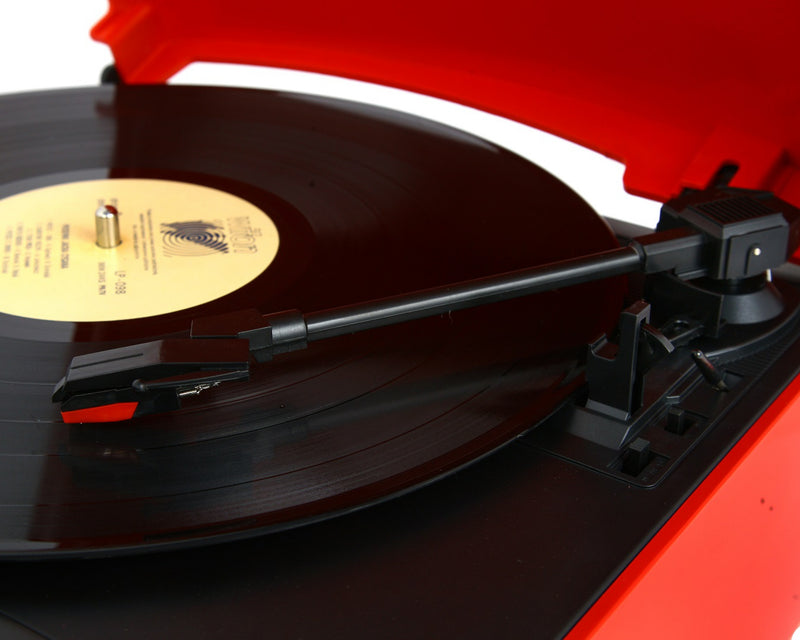 Camry CR1134R lemezlejátszó és rádió, piros