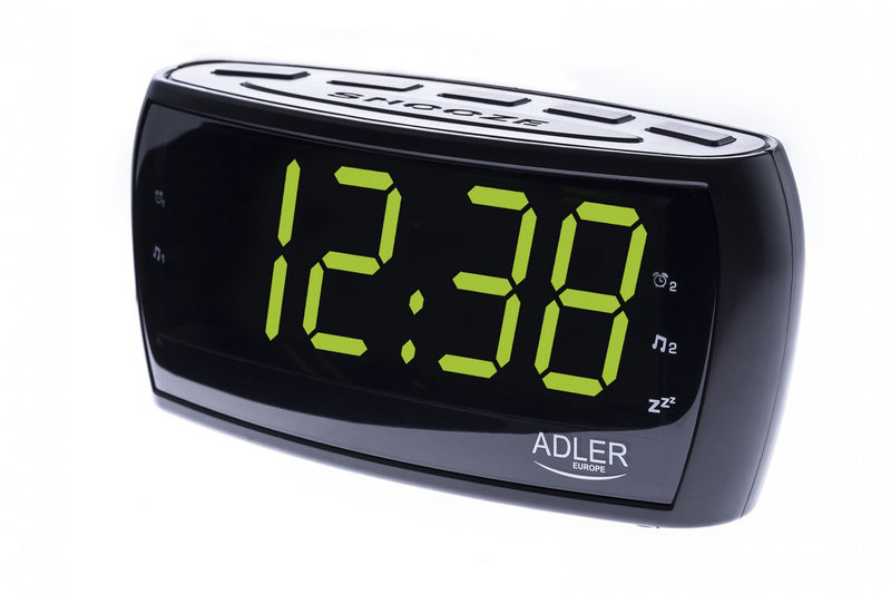 Adler AD1121 AM/FM LED fekete rádiós ébresztőóra