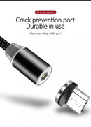 USAMS SJ294USB01 Mágneses Micro USB töltőkábel, fekete, 1299152