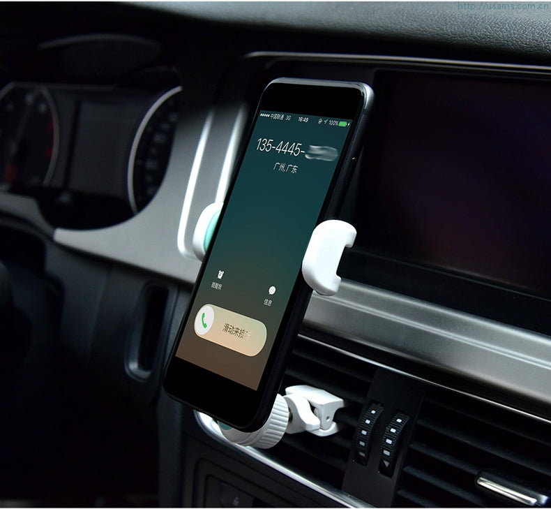 USAMS VSFX01 Autós mobiltartó szellőzőrácsra helyezhető, fekete, 1299128
