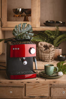 ADLER AD4404R Kávéfőző, 15 Bar, 850W, Bordó