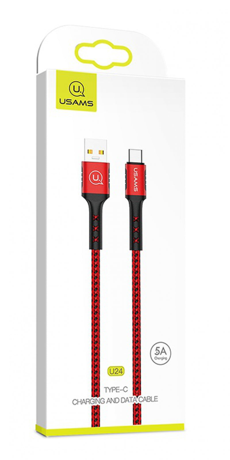 USAMS SJ289USB02 120cm-es usb-c textil borítású töltőkábel felxibilis fejjel,1323987