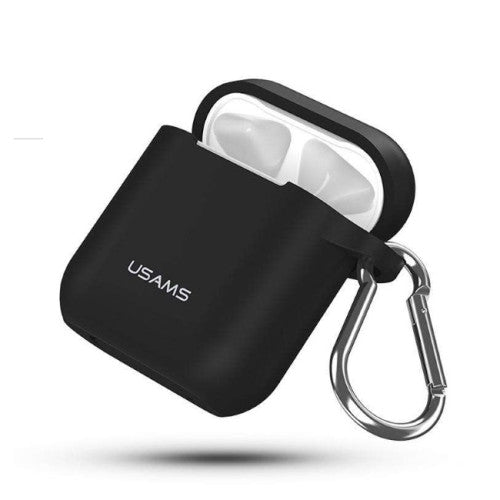 USAMS BH423AP01 Szilikon AirPods tok fekete, 1324410