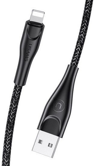 USAMS SJ394USB01 2M Lightning adat és töltő kábel, 1324421
