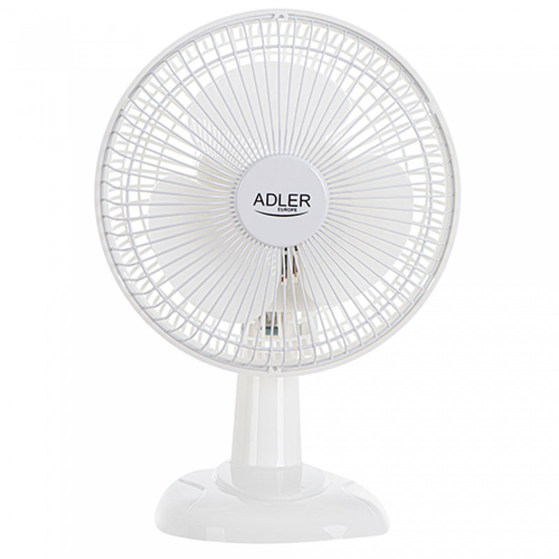 Adler AD7301 15 cm, 46 dB, 7 m3 / perc fehér asztali ventilátor