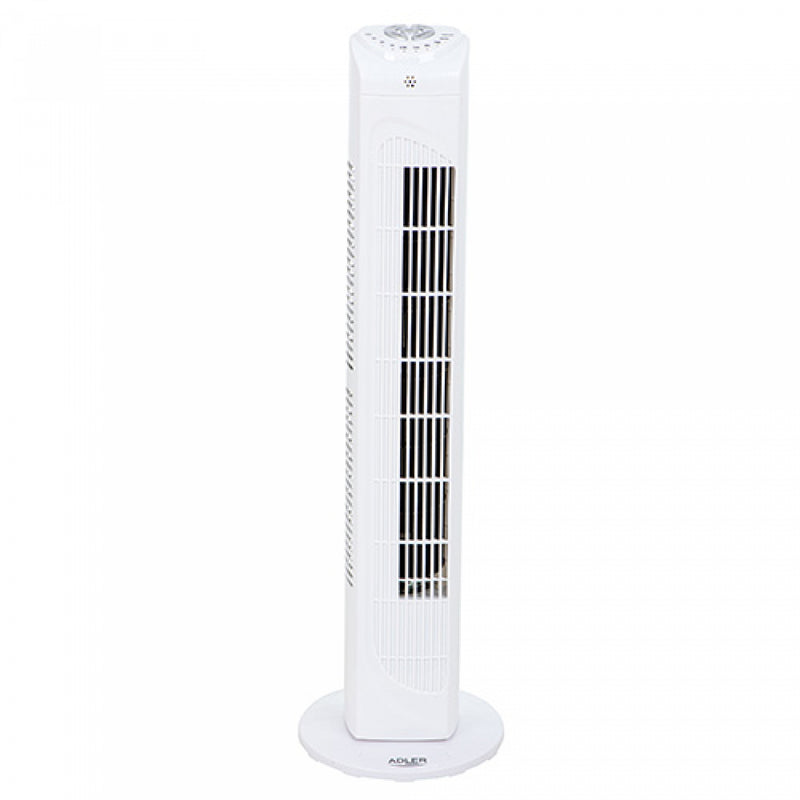 Adler AD7319 80W programozható fehér torony ventilátor