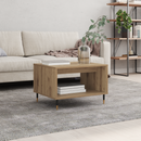 vidaXL Dohányzóasztal kézműves tölgy 60 x 50 x 40 cm Faanyag