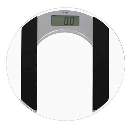 Adler AD 8122 LCD elemes edzett üveg fürdőszoba mérleg