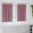 vidaXL Sötétítő függönyök 2 pcs Sötét rózsaszín 140 x 140 cm Bársony
