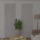vidaXL Zsalugáter Redőnyök Fehér 220 x 80 cm Alumínium