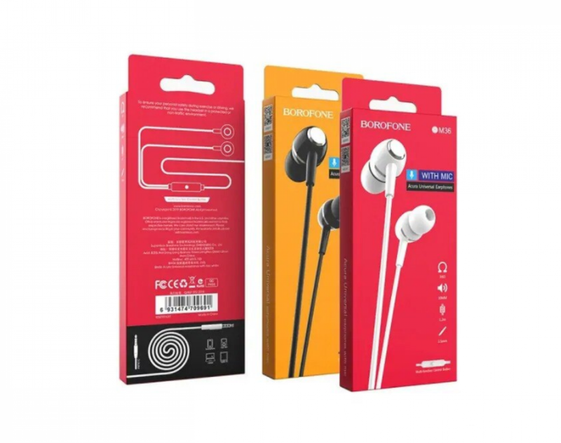 Borofone BM36W Acura vezetékes headset, 1341438