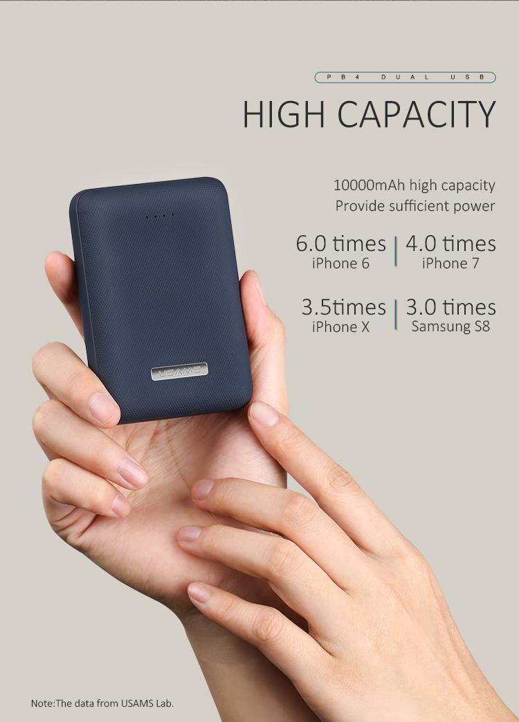 USAMS 10KCD6001 USAMS 10.000mAh powerbank