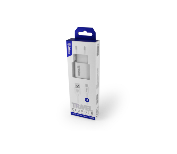 Inkax CD-08-Micro 1A hálózati töltő 100 cm-es micro usb kábelell