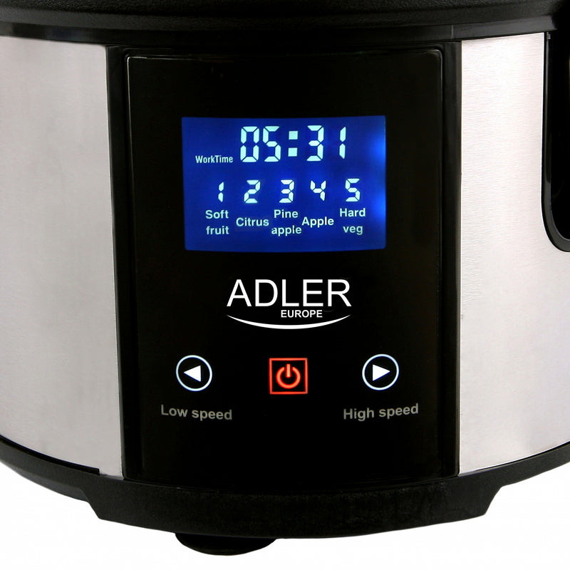 Adler AD4124 Gyümölcscentrifuga LCD kijelzővel, 1L