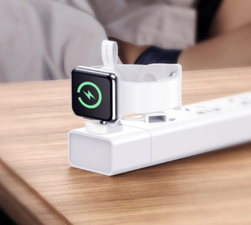 Usams CC61WH02 Vezeték nélküli Apple Watch töltő,fehér 1349803