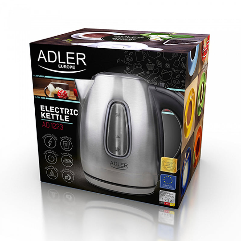 ADLER AD1223 Vízforraló, 2200W, Inox