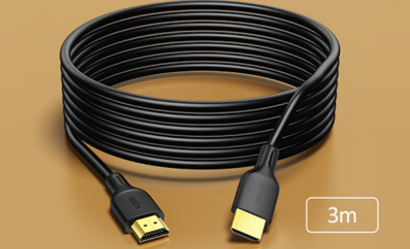 Usams SJ427HD01 HDMI 2.0 kábel high speed, 3D, 4K kompatibils , aranyozott csatlakozófejek 3 m 1355661