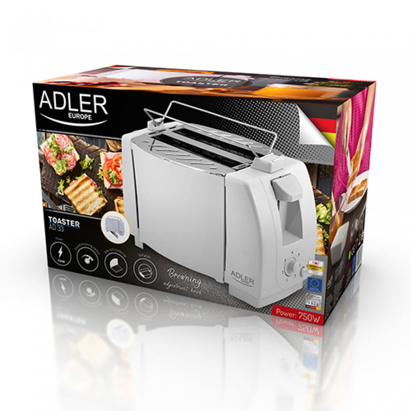 Adler AD33 Kenyérpirító - 2 szeletes