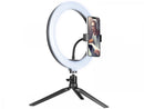 Tracer led szelfi 26 cm-es körfény tripod állítható színhőmérséklettel 1352712