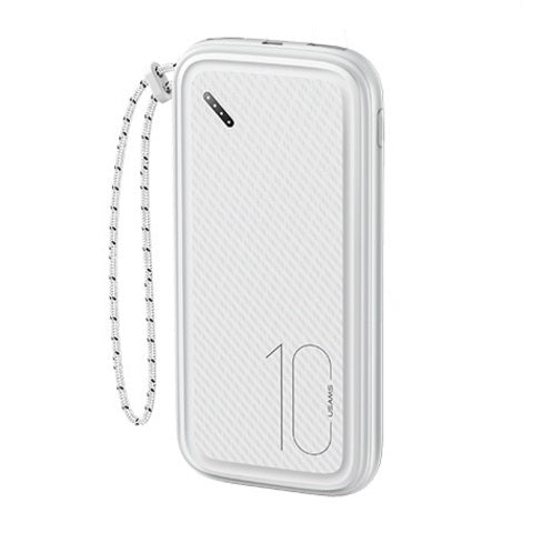 USAMS 10KCD15002 2 usb-s 10.000mAh powerbank led-es töltöttségjelzővel 1377621