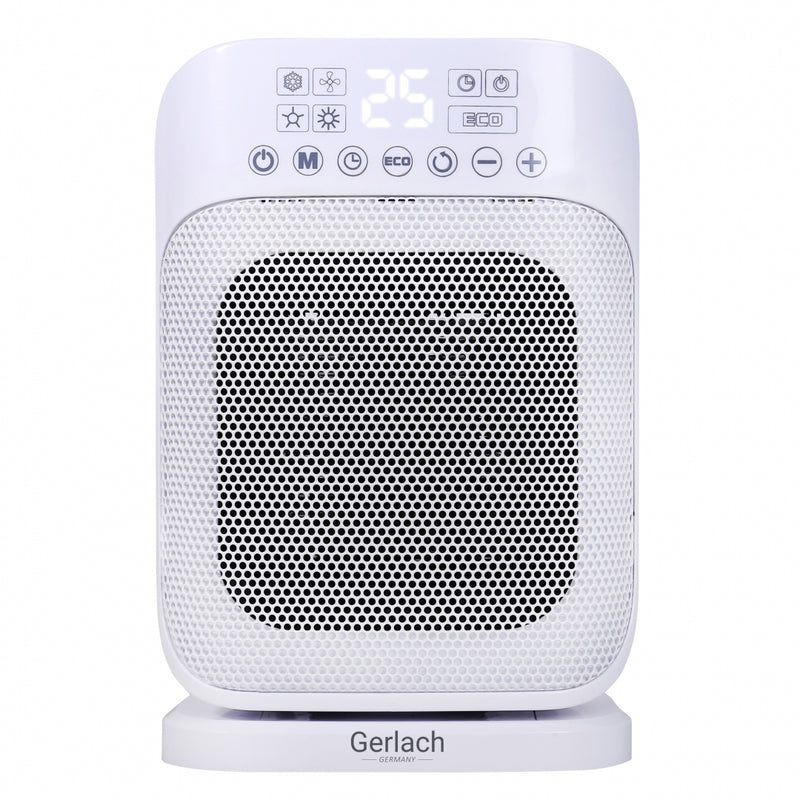 GL7729 Kerámia hősugárzó LCD kijelzővel, távvezérlővel 1500W