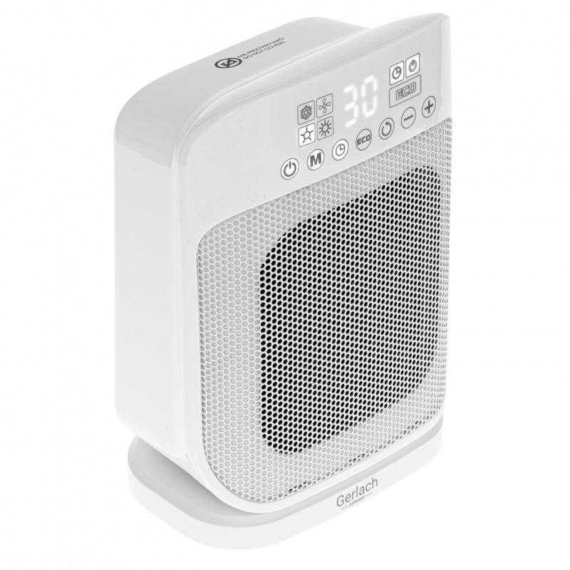 GL7729 Kerámia hősugárzó LCD kijelzővel, távvezérlővel 1500W
