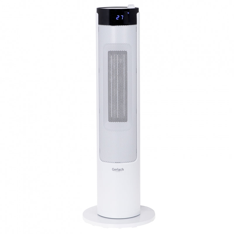 Gerlach GL7733 75cm magas kerámia torony hősugárzó LCD kijelzővel és beépitett  párásitóval és időzitővel