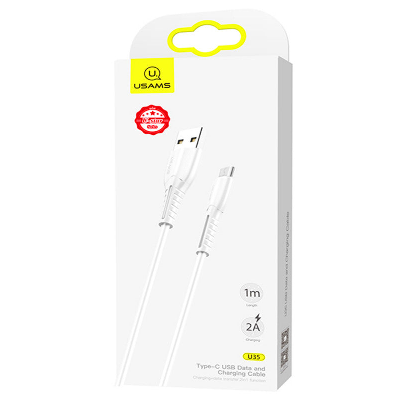 USAMS SJ365USB02 100cm -es usb-micro usb töltőkábel flexibilis fejjel , 1375894