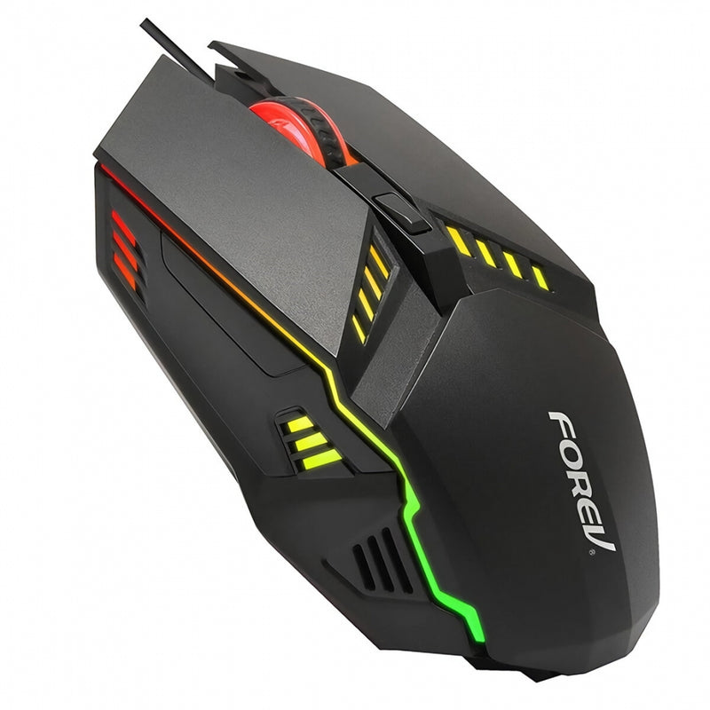 FOREV FV-Q3 rgb led-es optikai gamer egér 1600 DPI