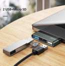 Usams SJ463HUB01 3 portos Type-c mini HUB (usb3.0,usb2.0, SD kártya)