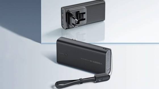 VEGER V1146 ACE100 power bank és fall töltő, LED töltőtöttség jelzővel, 10.000mAh, 22.5W,1405109