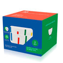 Benetton BE-0859 2 db reggeliző tál, Rainbow Collection 500 ml