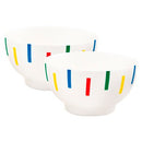 Benetton BE-0859 2 db reggeliző tál, Rainbow Collection 500 ml