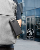 VEGER VP2047 Power bank, fekete, 20.000mAh, 5V-2A, beépített micro usb, type-c és lightning kábellel, 1405107