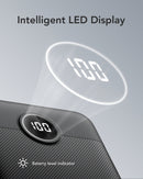 VEGER VP3008PD Power bank, fekete, 30.000mAh, PD 18W, QC 18W, 3 usb és 1 usb-c kimenet, 1405104