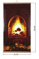 EvoKing Dekoratív elektromos infrapanel, Kandalló képpel
