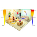 EvoKing Dekoratív elektromos infrapanel, Manhattan képpel