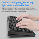 FOREV FV-68 magyar kiosztású irodai billentyűzet 1000DPI-s vezetékes egérrel