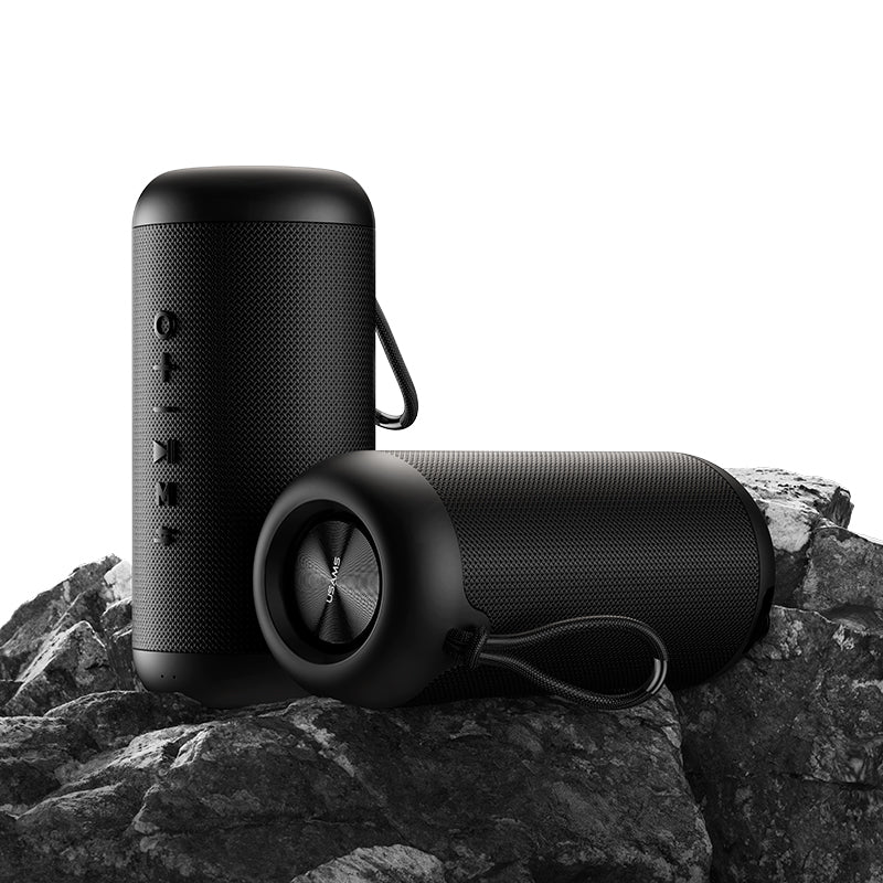 USAMS YC011YX01 Vízálló bluetooth hangszóró 360 fokos sztereo hangzással, 10W  BT.5.0