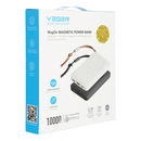 VEGER W1151 MagOn 2 az 1 ben mágneses 10K powerbank és 15W vezeték nélküli töltő, 22,5W,1438724
