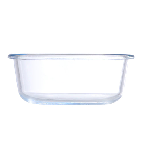 Bergner BG-25027-RD 400ml boroszilikát üveg ételtároló