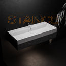 Sanovit STANCE - porcelán mosdókagyló - 98 x 45,5 cm